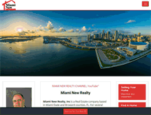 Tablet Screenshot of miaminewrealty.com
